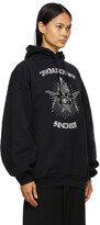 Thumbnail for your product : Balenciaga Black Gothic Vintage Sport Hoodie