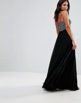 Thumbnail for your product : Forever Unique Roisin Bandeau Maxi Dress With Embelished Bodice