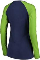 Thumbnail for your product : Majestic Seattle Seahawks NFL Lace-Up Cotton Sweater