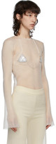 Thumbnail for your product : Collina Strada Silver Rhinestone Nipple Covers Body Chain