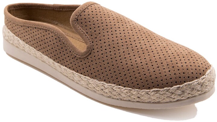 elisa logo flat espadrille
