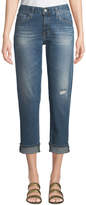 Thumbnail for your product : Ex-Boyfriend Mid-Rise Slim Crop Distressed Jeans