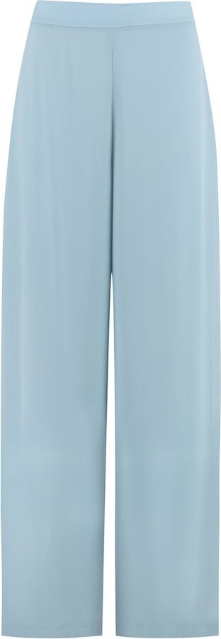 Clips High Waist Wide Leg Pants