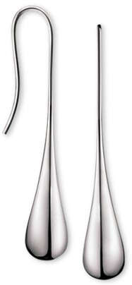 Calvin Klein Ellipse Silver-Tone Stainless Steel Drop Earrings - ShopStyle