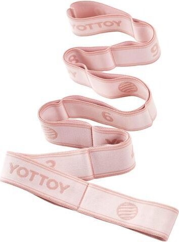 WOOJONG YOTTOY Yoga Strap and Resistance Bands-Exercise Elastic Bands for Working Out Women with 10 Loops-Perfect for Stretching and Physical Therapy
