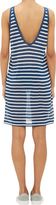 Thumbnail for your product : Alexander Wang T by Bengal-Stripe Tank Dress-Blue