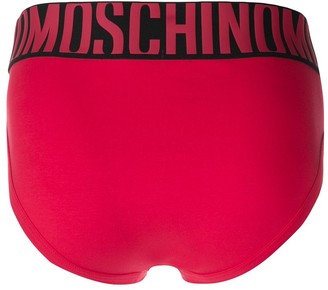 Moschino Logo-Waistband Briefs