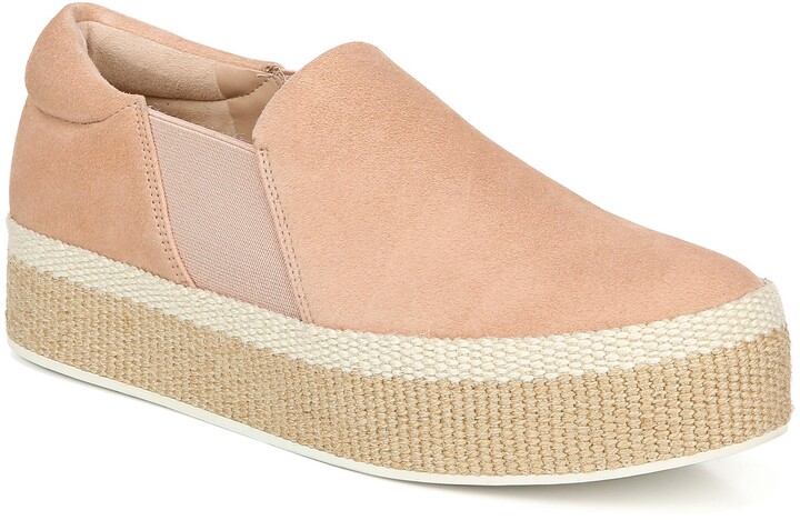 vince wilden flatform suede espadrille sneakers
