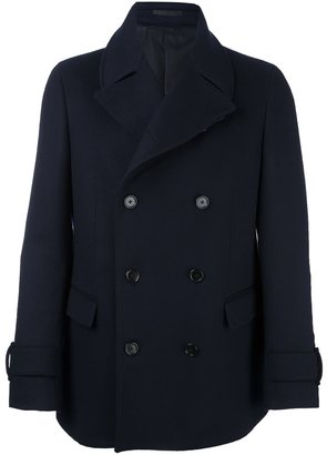 Z Zegna 2264 double breasted high neck coat