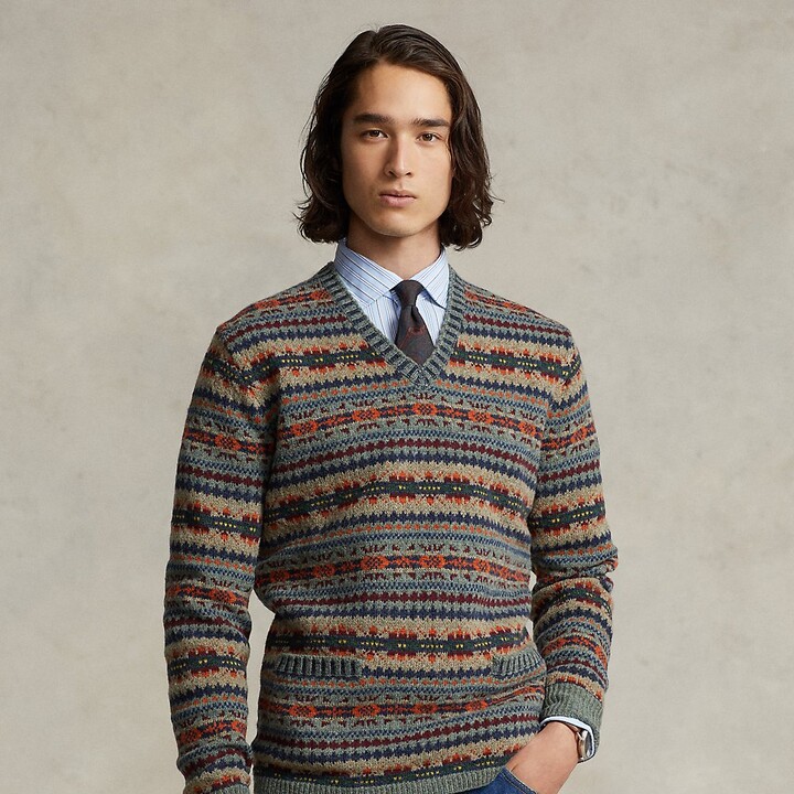 Ralph Lauren Men's Green Wool Sweaters | ShopStyle