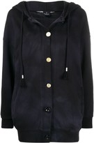 Thumbnail for your product : Pinko Graphic-Print Buttoned Hoodie