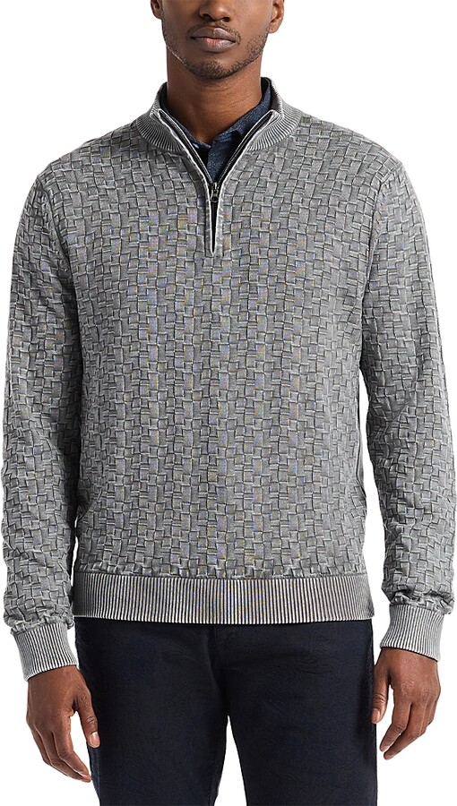 Robert Graham Aubin Quarter Zip Sweater