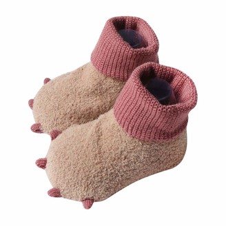 Light pink with red color Non-slip babies and children Socks for crawling WERI SPEZIALS