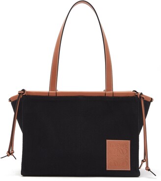 Loewe Cushion Leather Convertible Gusset Tote