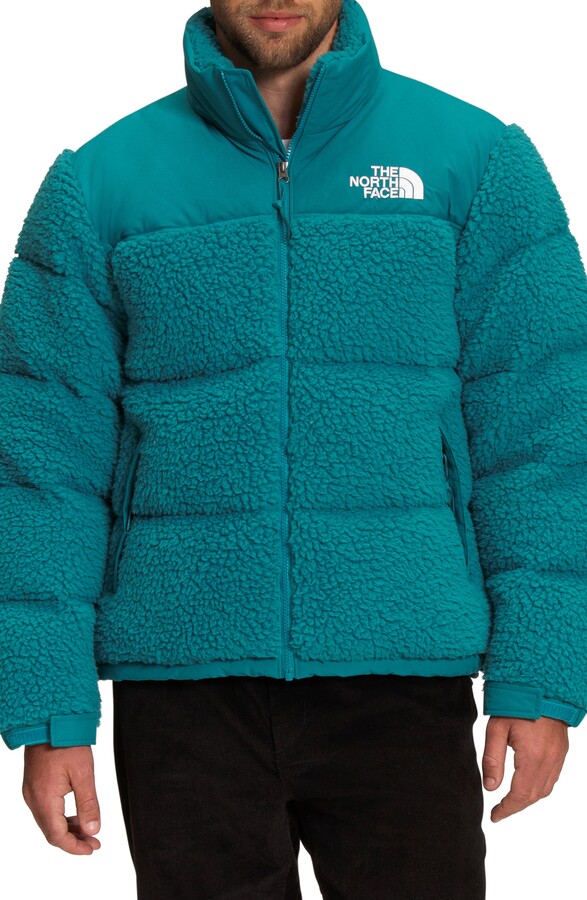 The North Face High Pile Fleece Nuptse Jacket - ShopStyle