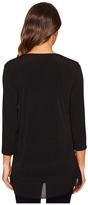 Thumbnail for your product : Ellen Tracy Overlap Hem Top Women's Clothing
