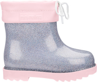 Mini Melissa Glittered Rainboots, Toddler