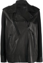 Thumbnail for your product : FEDERICA TOSI Loose-Fit Biker Jacket