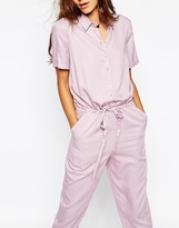 Thumbnail for your product : ASOS Pretty Utility Jumpsuit
