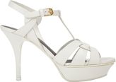 Thumbnail for your product : Saint Laurent Women's Tribute Platform Sandals-White