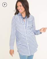 Thumbnail for your product : Chico's Chicos Petite Striped Tunic