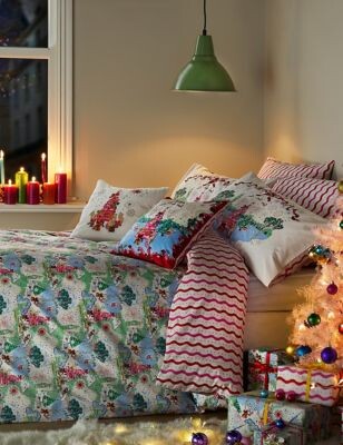 Cath Kidston Pure Cotton Christmas Sky Bedding Set - ShopStyle Duvet Cover