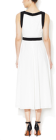Thumbnail for your product : Carolina Herrera Contrast Circle Skirt Dress