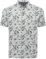 Thumbnail for your product : M&Co Floral print short sleeve polo shirt