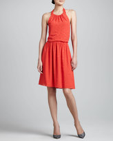 Thumbnail for your product : Erin Fetherston Embellished Halter Dress, Flame
