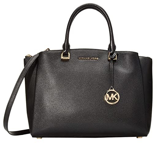 michael kors black satchel bag