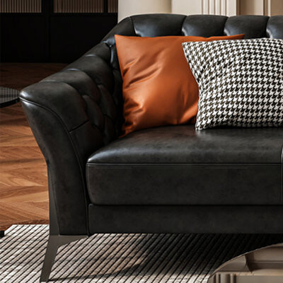 PPEDKS American retro style straight-row sofa
