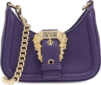 gathered-detail mini bag Blau  Versace Jeans Couture Bag with