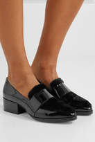 Thumbnail for your product : 3.1 Phillip Lim Quinn Shearling-paneled Patent-leather Loafers