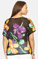 Thumbnail for your product : Lauren Ralph Lauren Floral Print Top (Plus Size)