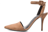 Thumbnail for your product : Alexander Wang Lovisa Suede Pumps in Beige