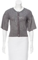 gray sequin cardigan - ShopStyle
