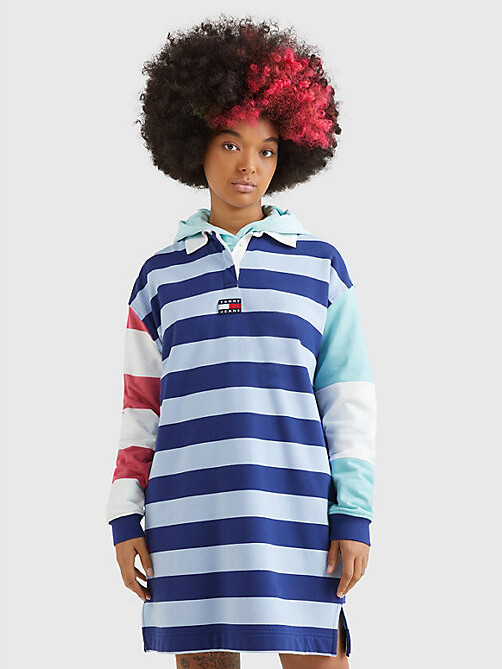 Blue stripe polo dress Clearance