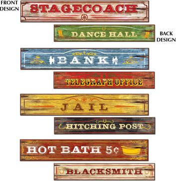 Trinx Western Sign Cutouts - 4\