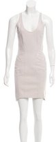 Thumbnail for your product : Helmut Lang Sleeveless Mesh-Accented Dress