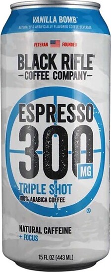 Black Rifle Coffee Company Ready To Drink 300 Vanilla Bomb Coffee