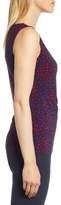 Thumbnail for your product : Anne Klein Geometric Hearts Side Twist Sleeveless Top