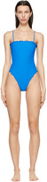 Thumbnail for your product : Sherris Blue Ruffle Tank One-Piece Swimsuit