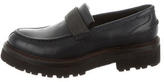 Thumbnail for your product : Brunello Cucinelli Monili Leather Loafers
