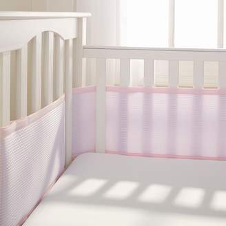 Breathable Baby Deluxe Breathable Mesh Crib Liner in Pink