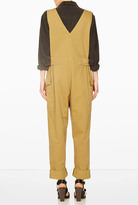 Thumbnail for your product : See by Chloe Khaki Gabardine Jumpsuit