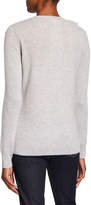 Thumbnail for your product : Neiman Marcus Cashmere Button-Front Ruffle Cardigan