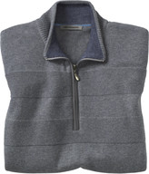 Thumbnail for your product : Johnston & Murphy Quarter-Zip Pima Cotton Vest