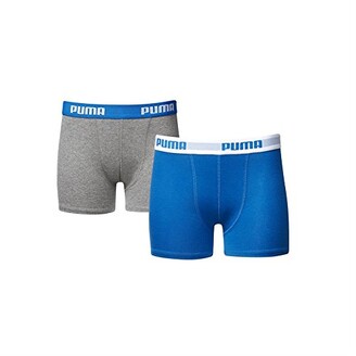 Puma PACK of 4 kid's boxers. Boxer shorts for boy's retroshorts in current  colours collection 2016/2017 in 95% cotton quality - black - 158 cm -  ShopStyle