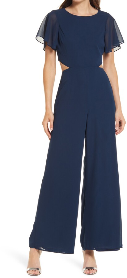 navy blue romper pants