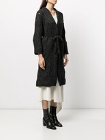 Thumbnail for your product : Brunello Cucinelli Open-Knit Tie-Waist Cardi-Coat